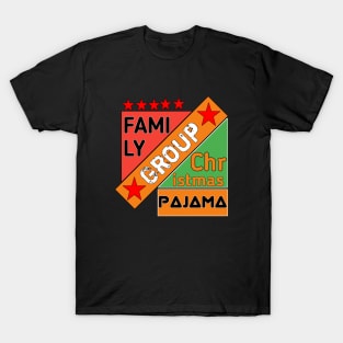 Family group christmas pajama T-Shirt